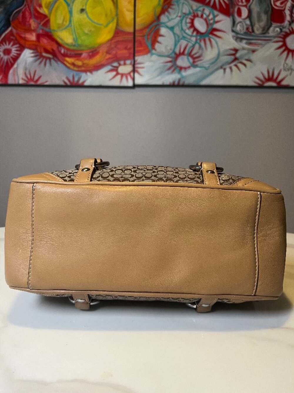Coach Y2K Signature Gallery Turnlock Pockets Shoulder Bag F1526 + COA - Picture 6 of 15
